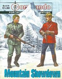 A magazine cover with two men holding guns

Description automatically generated