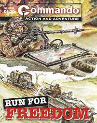 A magazine cover with a person shooting an object

Description automatically generated