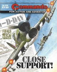 A magazine cover with a plane flying

Description automatically generated