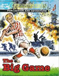 A video game cover with a person playing football

Description automatically generated