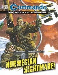 A comic book cover with a couple of men shooting a bow and arrow

Description automatically generated