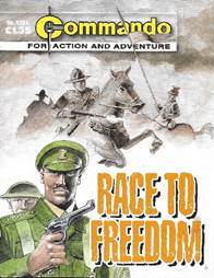 A magazine cover with a picture of soldiers and horses

Description automatically generated