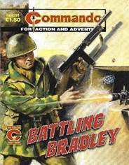 A magazine cover with a soldier holding an object

Description automatically generated